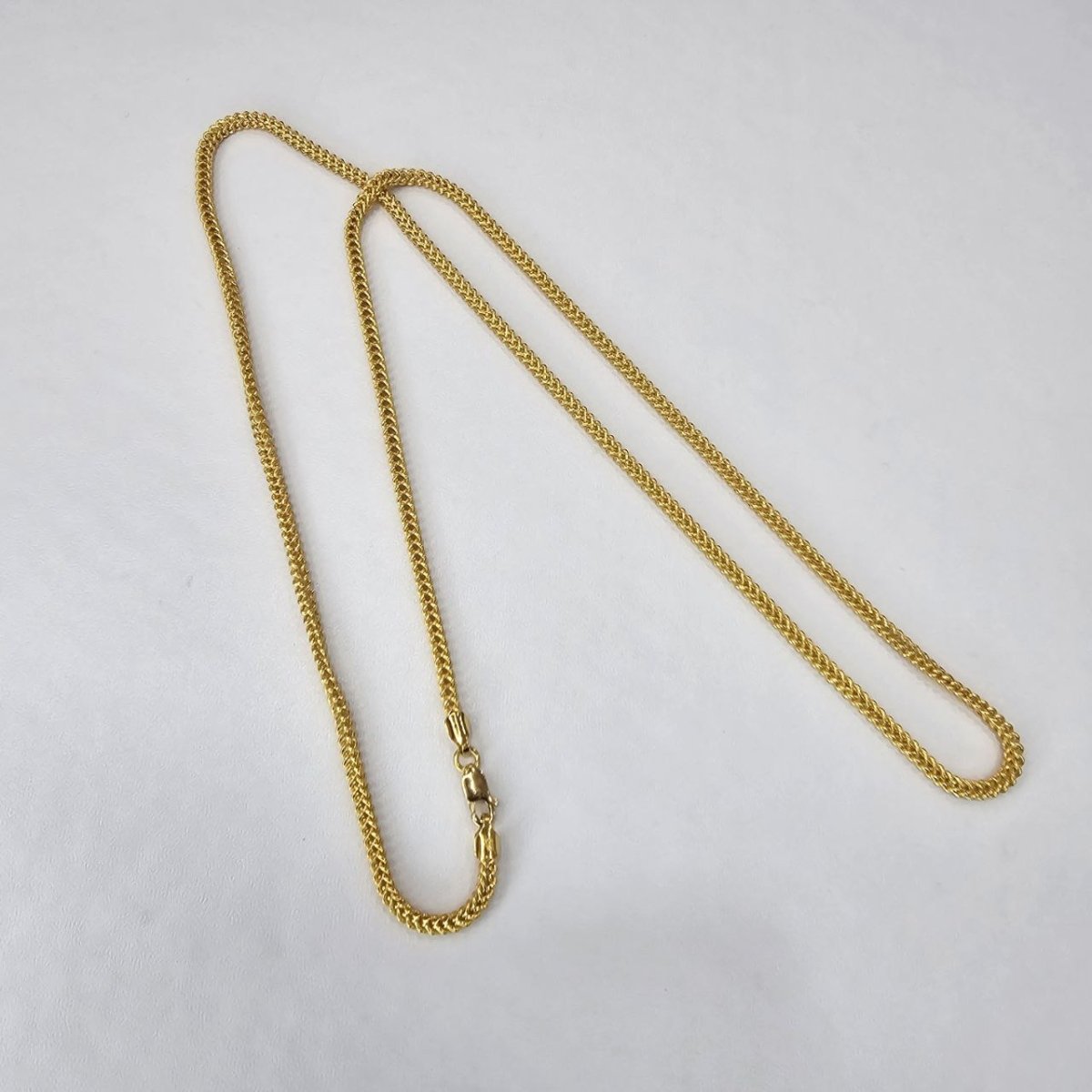 22k / 916 Gold Hollow Box Necklace by Best Gold Shop - 22k gold 22k gold necklace 916 gold Necklaces