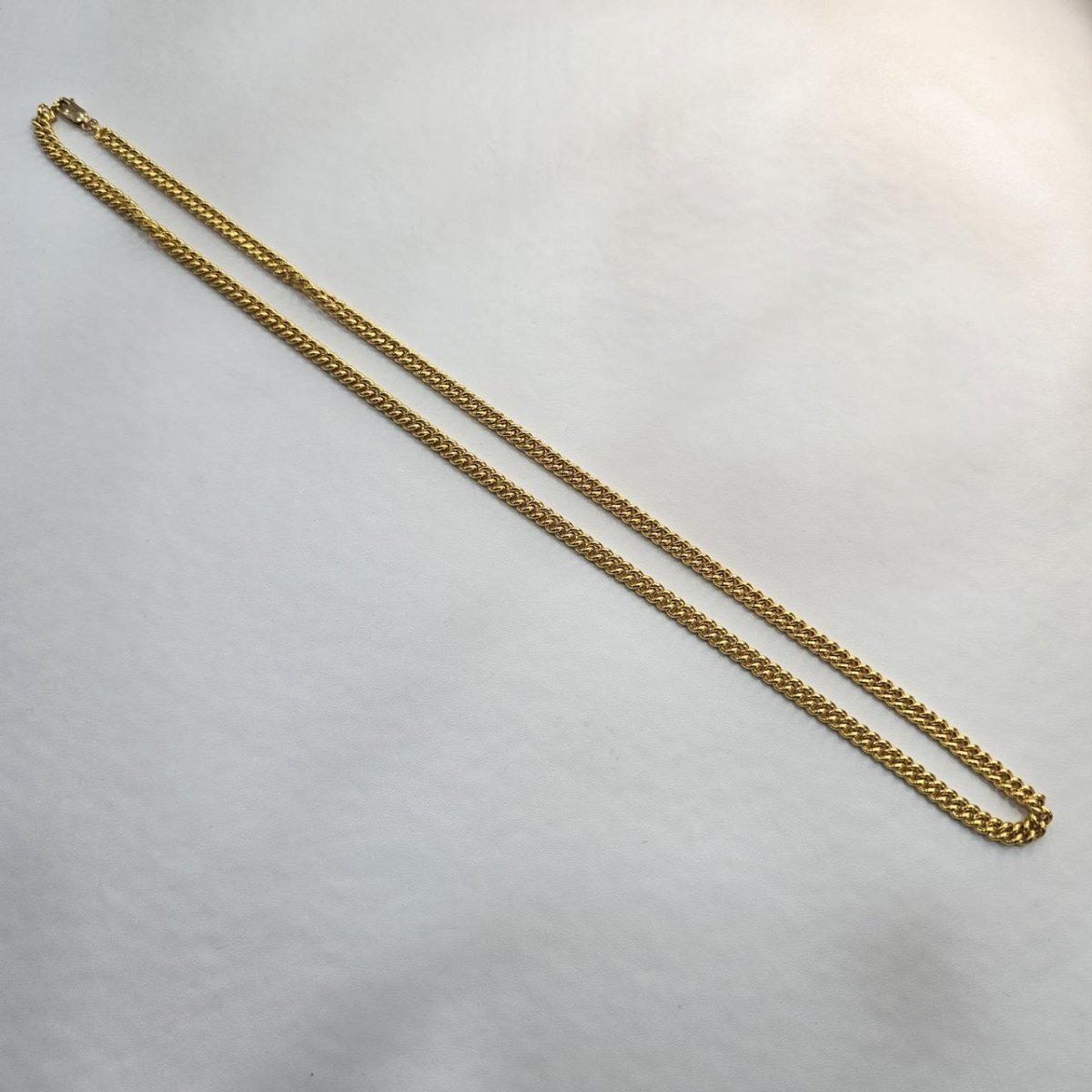 22k / 916 Gold Hollow Fish Bone Chain by Best Gold Shop - 22k gold 22k gold chain 22k gold necklace Necklaces