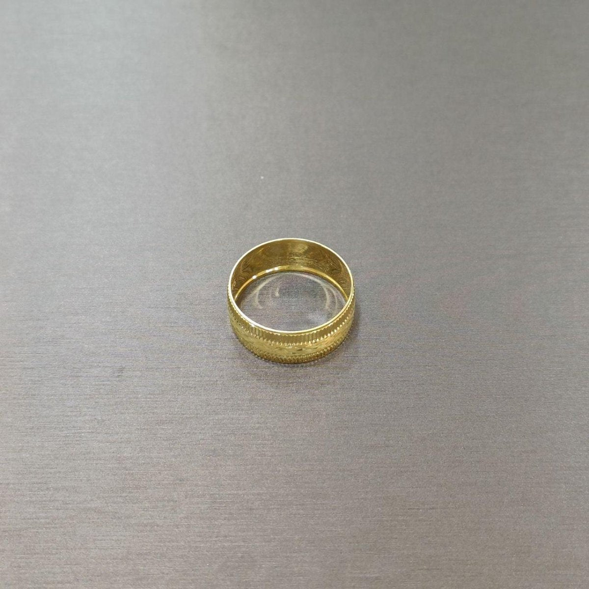 22k / 916 Gold Hollow Ring V6 by Best Gold Shop - 22k gold 22k gold ring 916 gold 916 gold