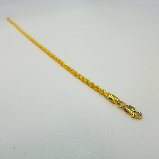 22k / 916 Gold Hollow Rope Bracelet by Best Gold Shop - Best Gold Shop 22k gold 22k gold bracelet 916 gold Bracelets