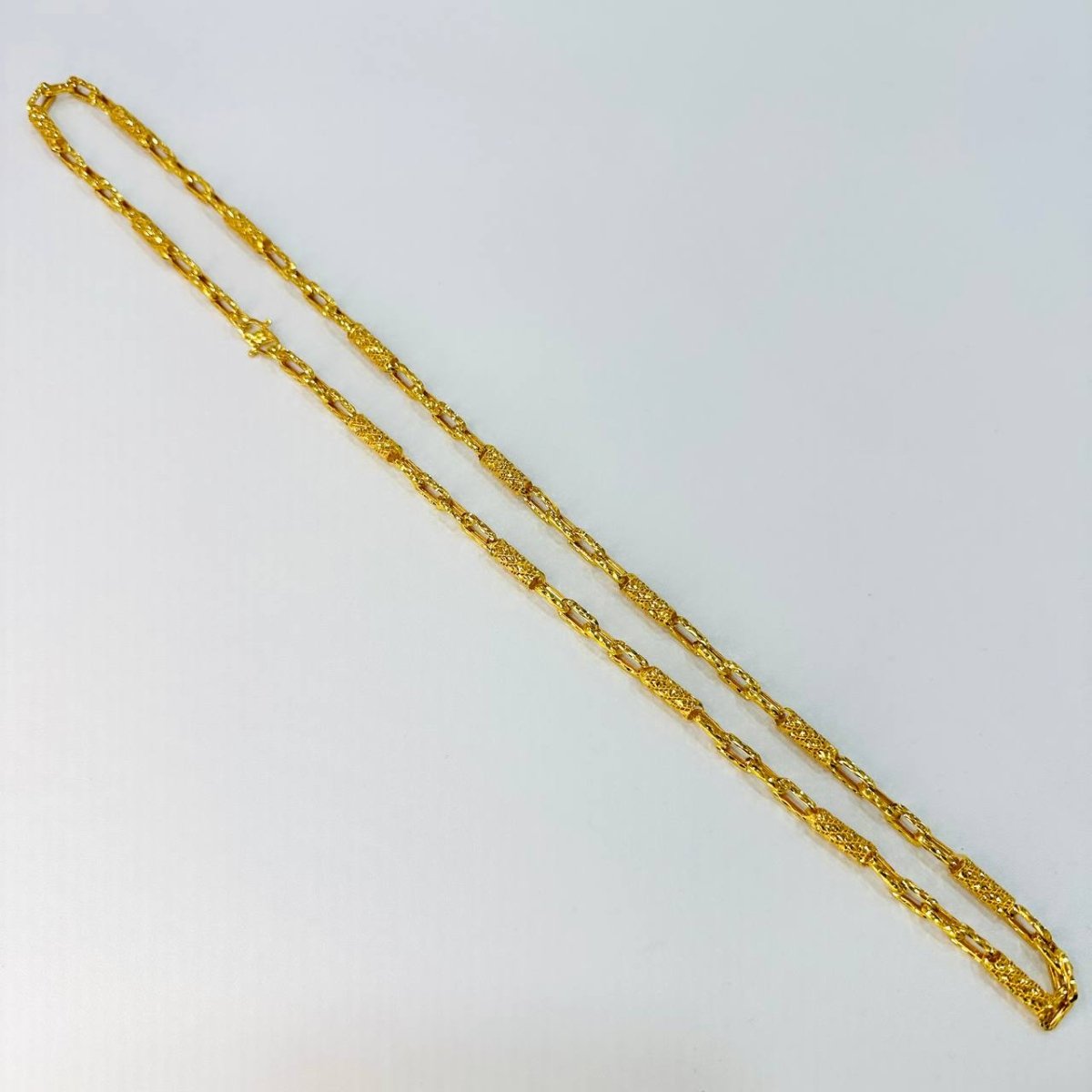 22k / 916 Gold Hollow Tube Chain latest design - Best Gold Shop 22k gold 22k gold chain 22k gold necklace Necklaces