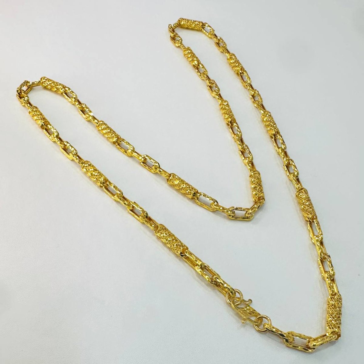 22k / 916 Gold Hollow Tube Chain latest design - Best Gold Shop 22k gold 22k gold chain 22k gold necklace Necklaces