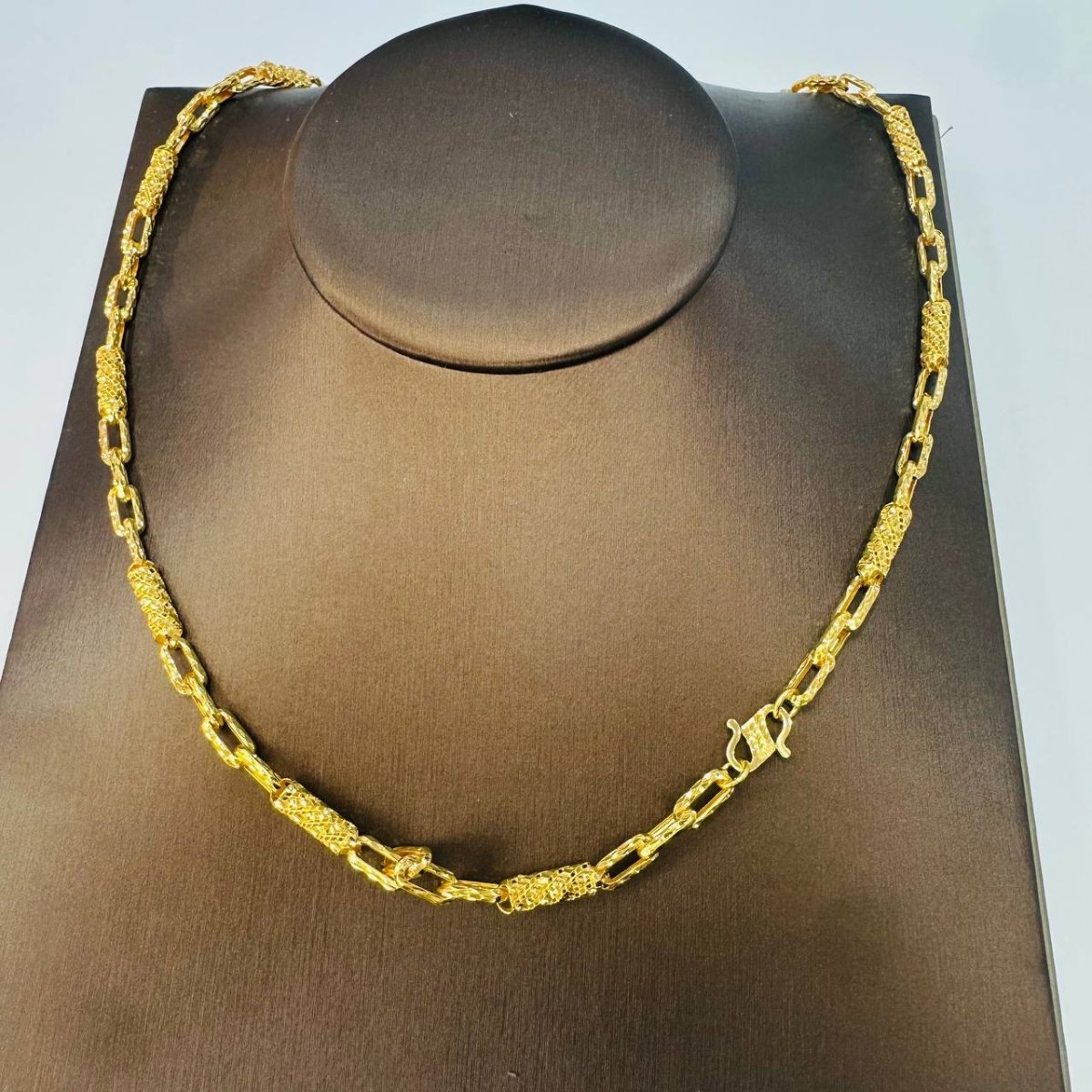 22k / 916 Gold Hollow Tube Chain latest design - Best Gold Shop 22k gold 22k gold chain 22k gold necklace Necklaces