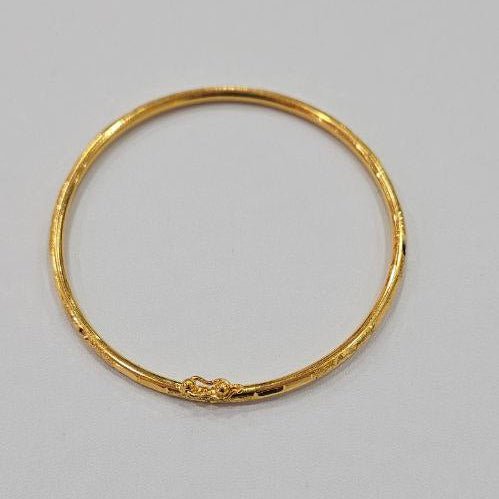 22k / 916 Gold Hollow Tube Design Bangle by Best Gold Shop - 22k gold 22k gold bangle 916 gold Bracelets