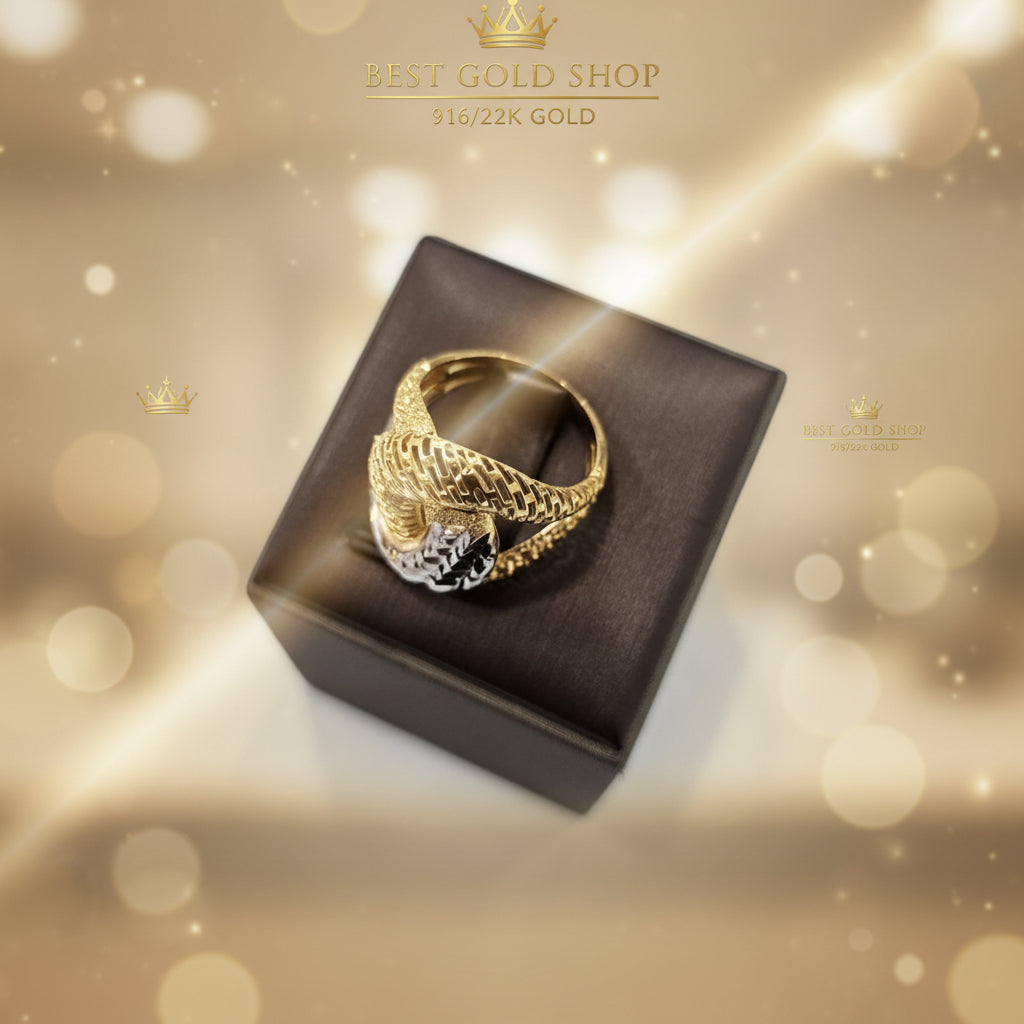 22k / 916 Gold Majestic Weave Ring by Best Gold ShopRingsBest Gold Shop
