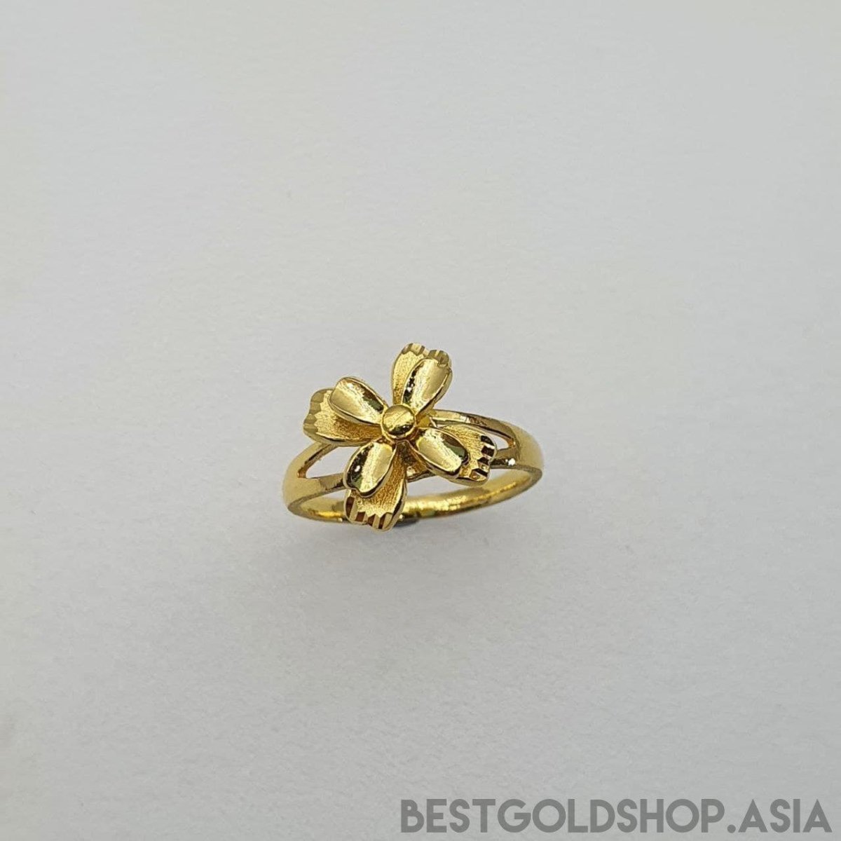 22k / 916 Gold Moving Flower Ring by Best Gold Shop - 22k gold 22k gold ring 916 gold Rings
