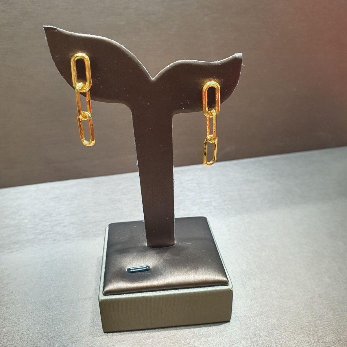 22K / 916 Gold Paper Clip Earring by Best Gold ShopEarringsBest Gold Shop