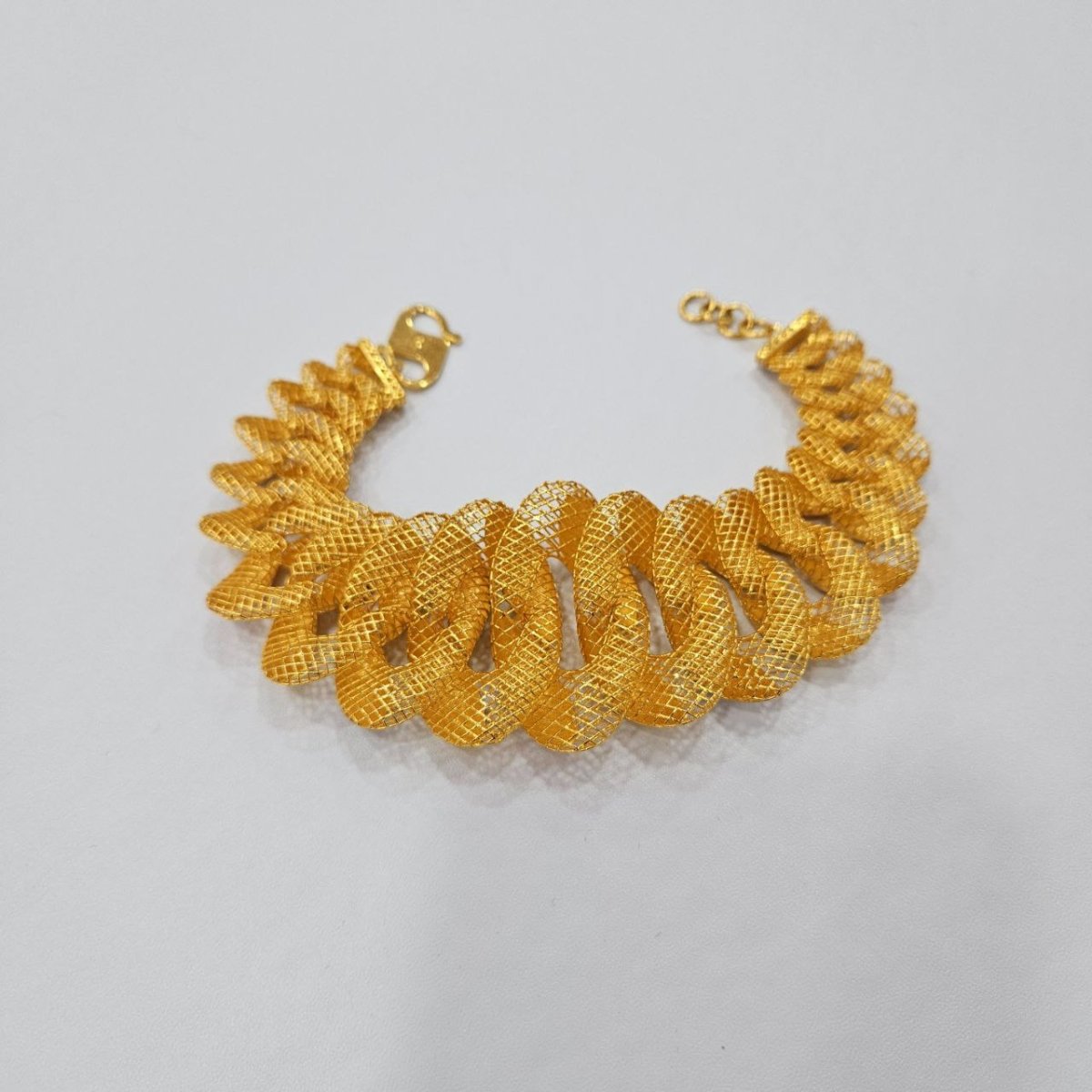 22k / 916 Gold Perut Ular 3 Tone Bracelet by Best Gold Shop - Best Gold Shop 22k gold 22k gold bracelet 916 gold Bracelets