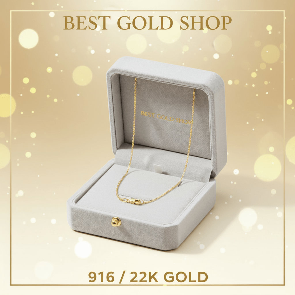 22k / 916 Gold Polo Chain by Best Gold ShopNecklacesBest Gold Shop