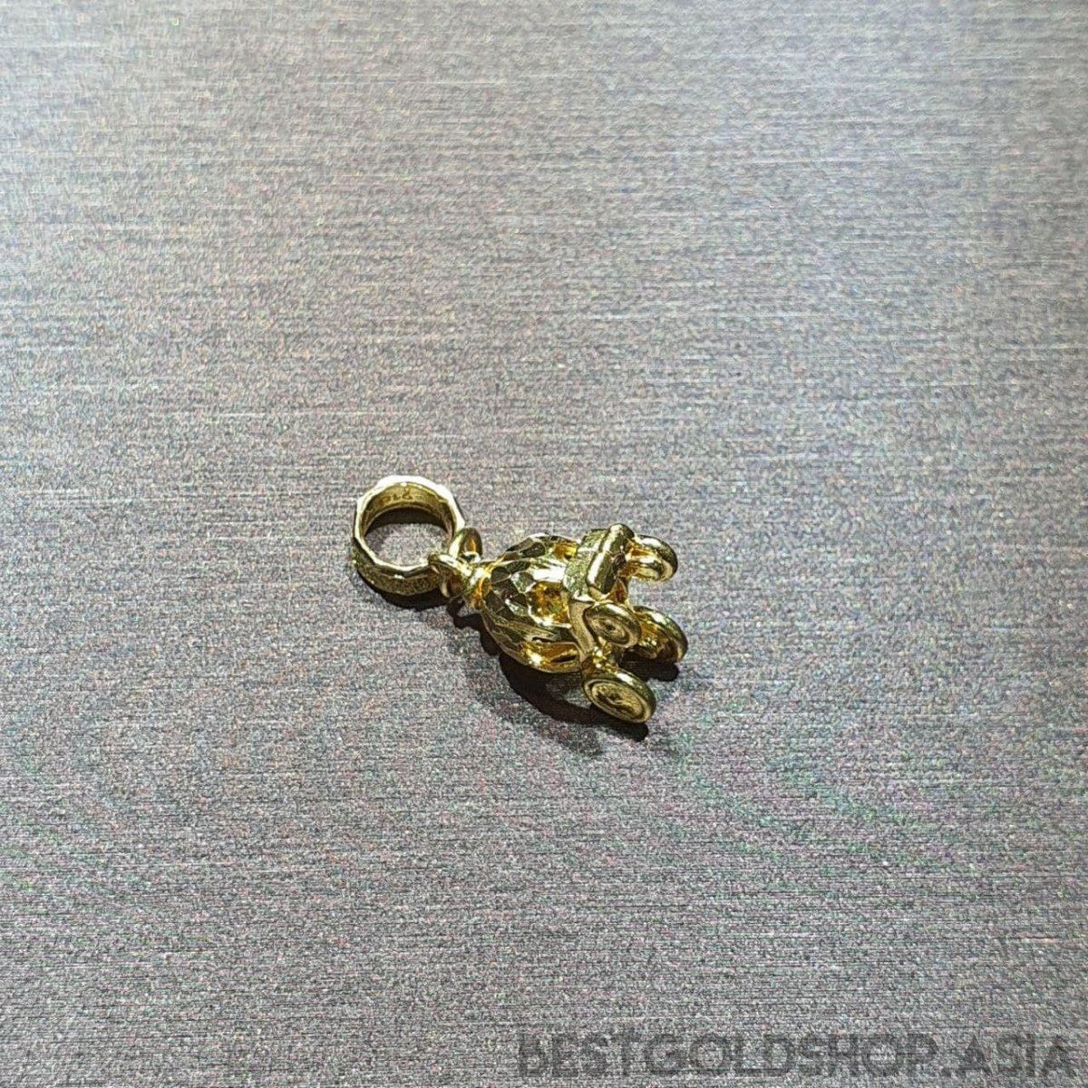22k / 916 Gold Pumpkin Car V2 by Best Gold Shop - 22k gold 22k Gold Charms 916 gold Charms & Pendants