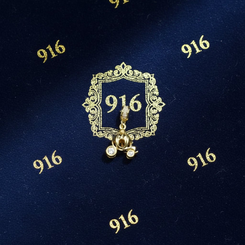 22k / 916 Gold Pumpkin Car V2 by Best Gold ShopCharms & PendantsBest Gold Shop
