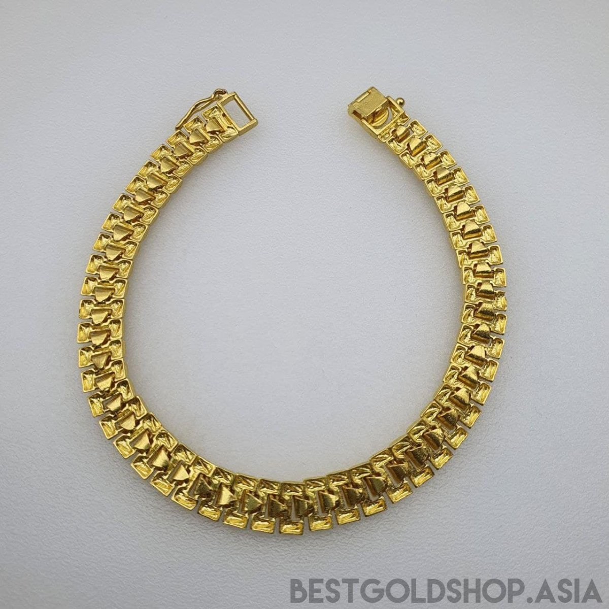 22k / 916 Gold R design men bracelet by Best Gold Shop - 22k gold 22k gold bracelet 916 gold Bracelets