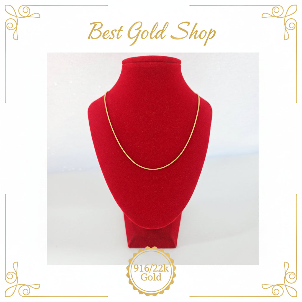 22k / 916 Gold Round Rope necklace by Best Gold ShopNecklacesBest Gold Shop
