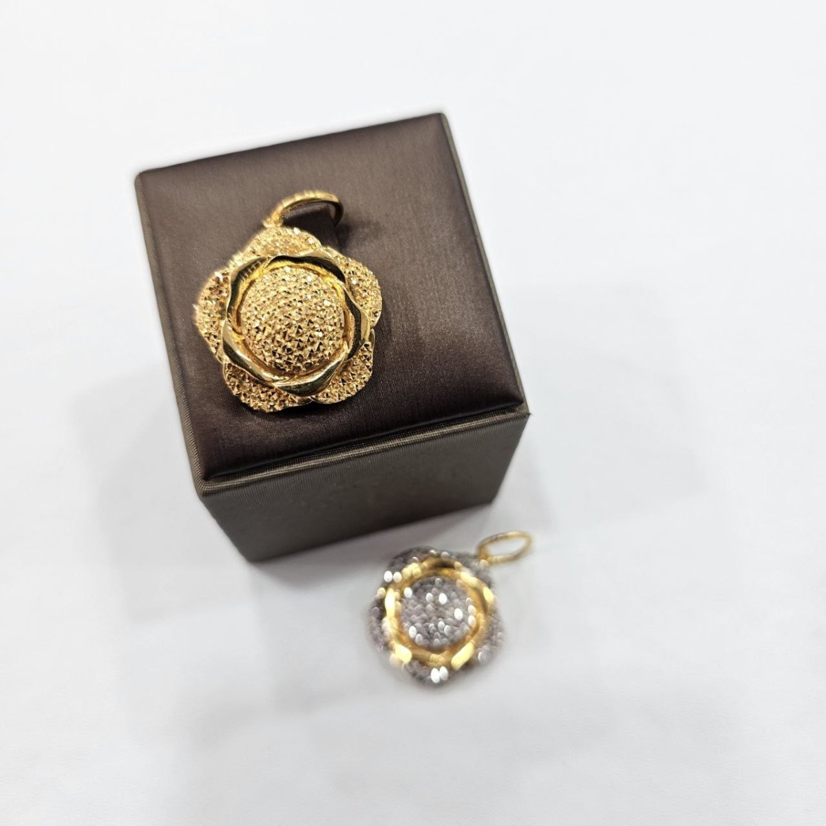 22k / 916 Gold Royal Rose Pendant by Best Gold Shop - Best Gold Shop 22k gold 22k gold pendant 916 gold Charms & Pendants