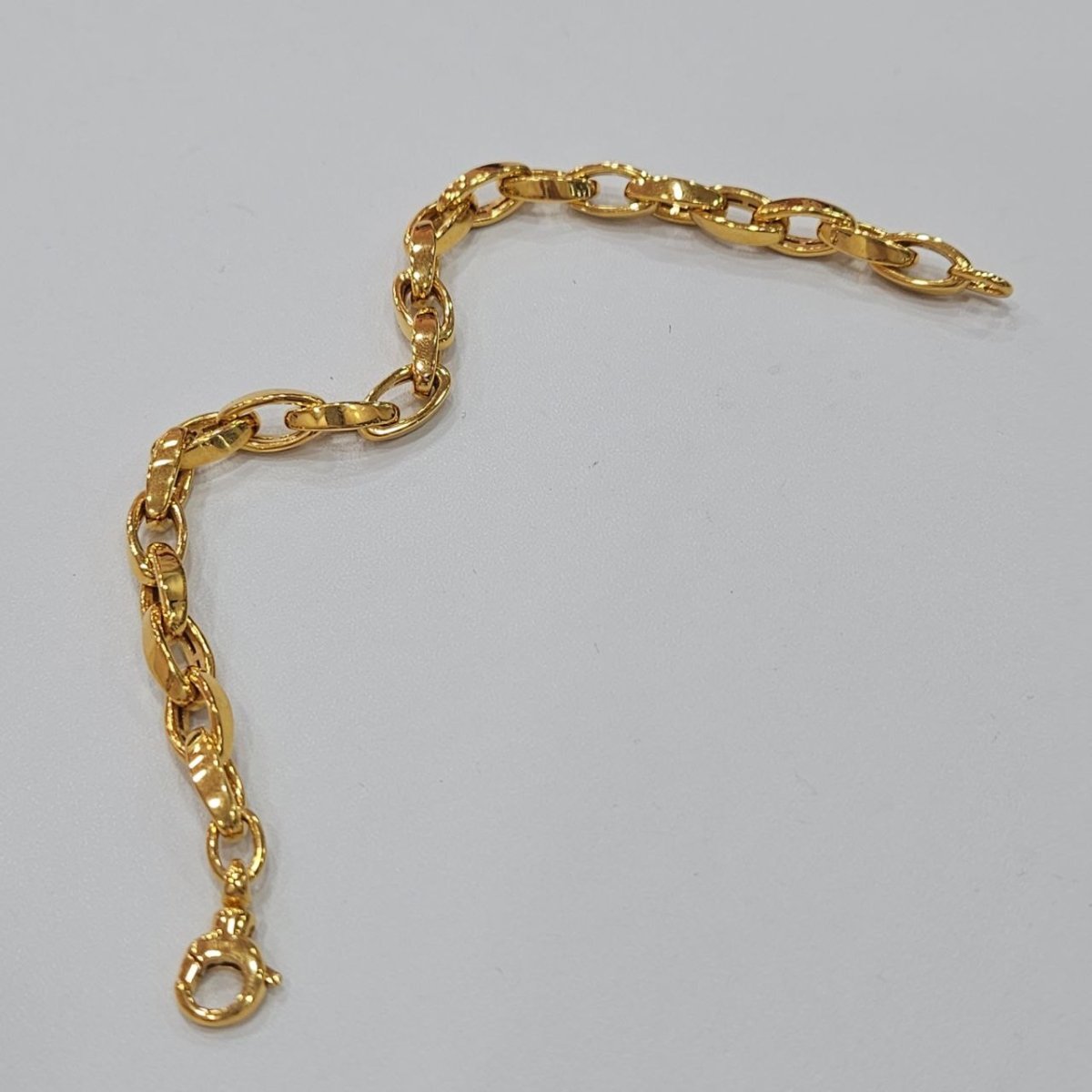 22k / 916 Gold Shiny Siput Bracelet Simple Vintage - Best Gold Shop 22k gold 22k gold bracelet 916 gold Bracelets