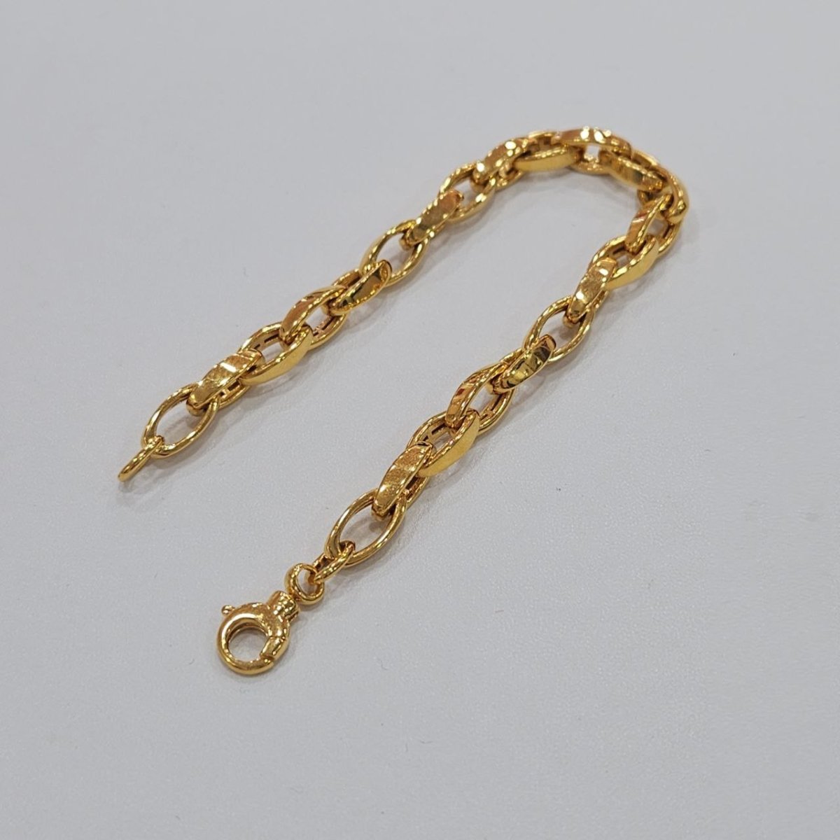 22k / 916 Gold Shiny Siput Bracelet Simple Vintage - Best Gold Shop 22k gold 22k gold bracelet 916 gold Bracelets