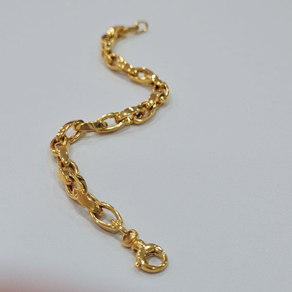 22k / 916 Gold Shiny Siput Bracelet Simple Vintage - Best Gold Shop 22k gold 22k gold bracelet 916 gold Bracelets