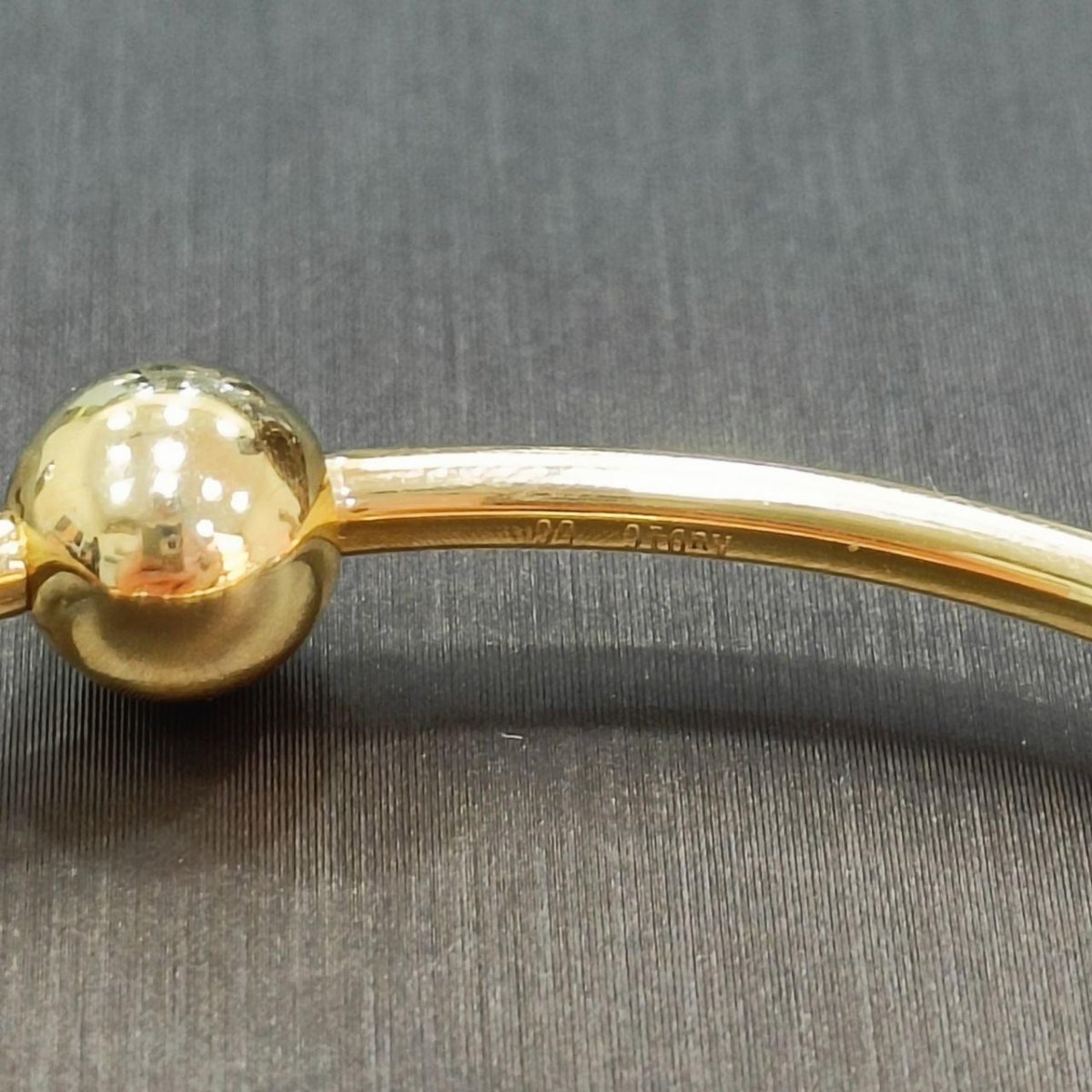 22k / 916 Gold Slim Charm Bangle Screw Type by Best Gold Shop - 22k gold 22k gold bangle 916 gold 916 gold