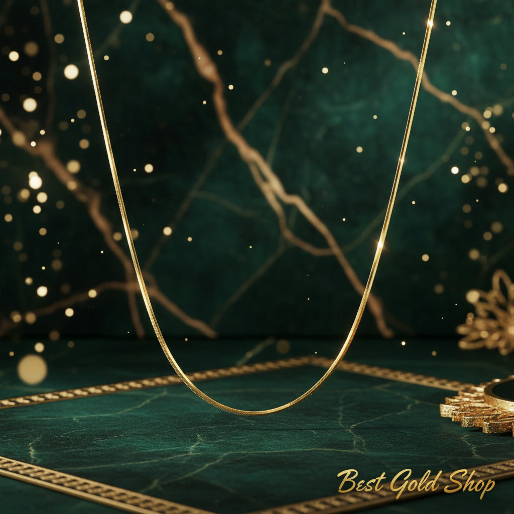 22k / 916 Gold Snake Necklace by Best Gold ShopNecklacesBest Gold Shop