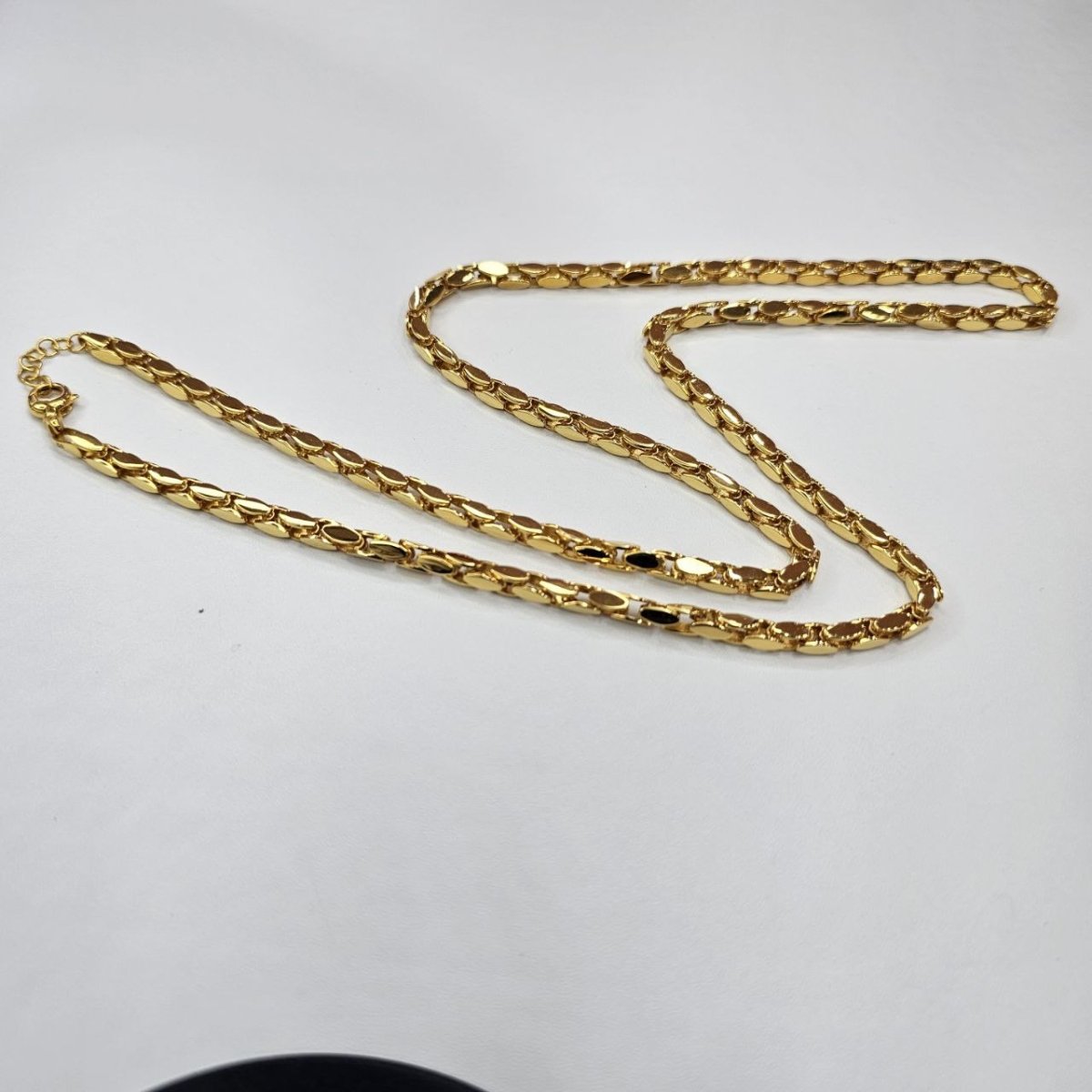 22k / 916 Gold Snake Scale Necklace by Best Gold Shop - Best Gold Shop 22k gold 22k gold chain 22k gold necklace Necklaces
