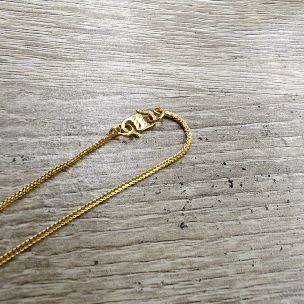 22k / 916 Gold Solid Box Necklace by Best Gold Shop - Best Gold Shop 22k gold 22k gold necklace 916 gold Necklaces