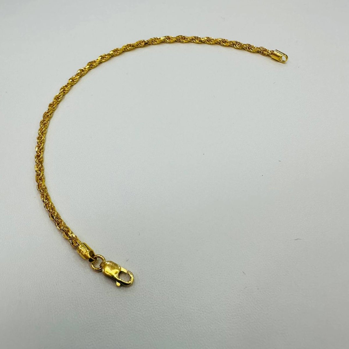22K / 916 Gold Solid Rope Bracelet by Best Gold Shop - Best Gold Shop 22k gold 22k gold bracelet 916 gold Bracelets