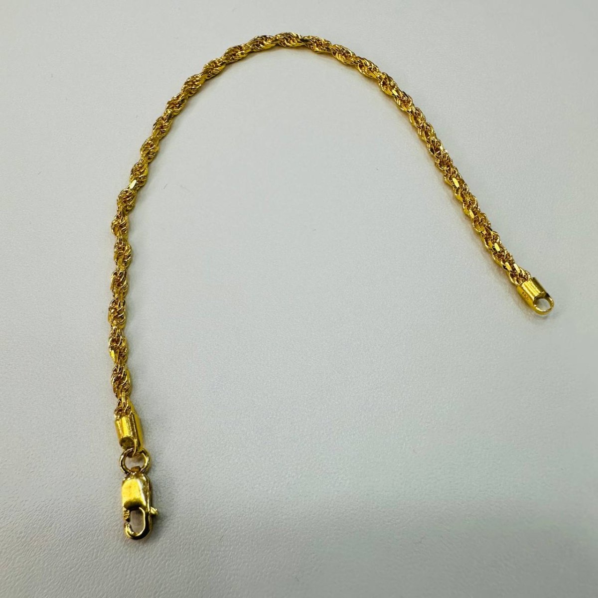 22K / 916 Gold Solid Rope Bracelet by Best Gold Shop - Best Gold Shop 22k gold 22k gold bracelet 916 gold Bracelets