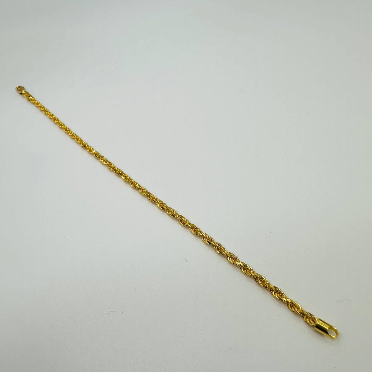 22K / 916 Gold Solid Rope Bracelet by Best Gold Shop - Best Gold Shop 22k gold 22k gold bracelet 916 gold Bracelets