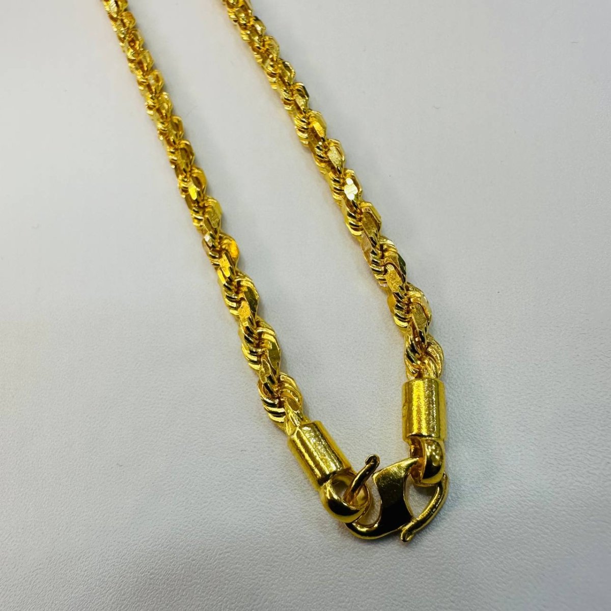 22k / 916 gold solid rope necklace by Best Gold Shop - Best Gold Shop 22k gold 22k gold chain 22k gold necklace Necklaces