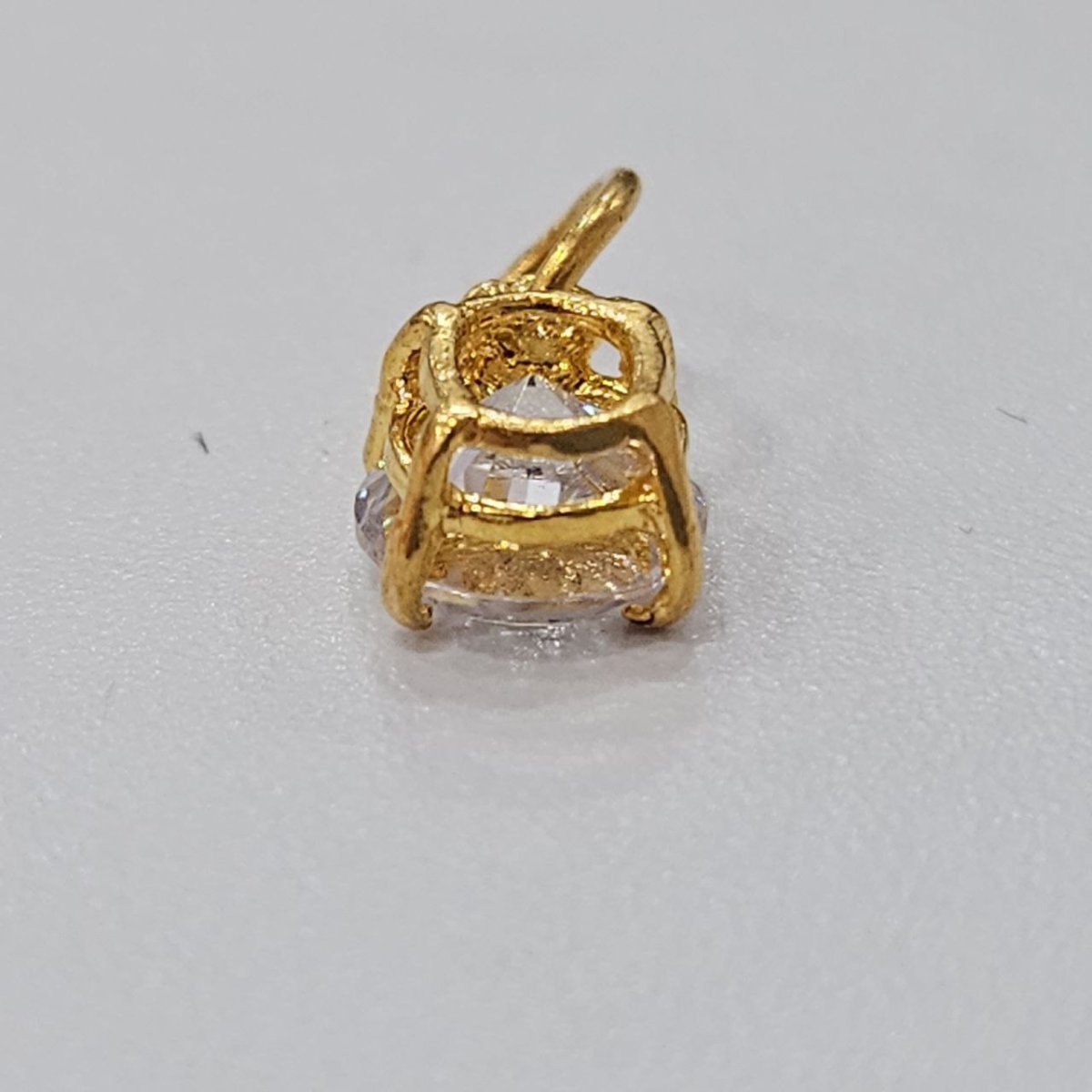 22k / 916 Gold Solitaire Pendant Square Bold Design - Best Gold Shop 22k gold 22k gold pendant 916 gold Charms & Pendants