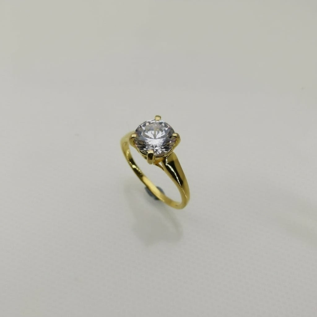 22k / 916 gold solitaire crystal ring by Best Gold ShopRingsBest Gold Shop