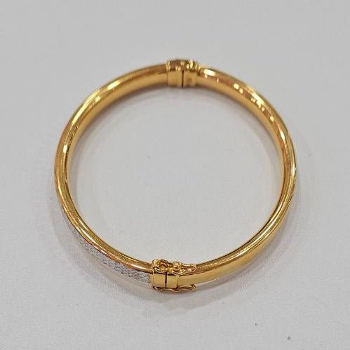 22k / 916 Gold Sui Sui Bing Bangle 2 Colour by Best Gold Shop - 22k gold 22k gold bangle 916 gold Bracelets