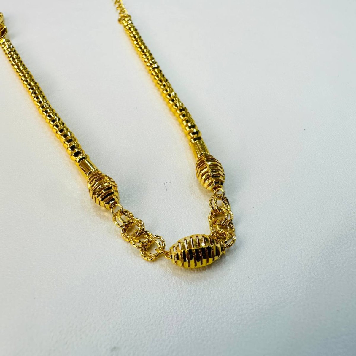 22k / 916 Gold triple Oval Shape Bracelet - Best Gold Shop 22k gold 22k gold bracelet 916 gold Bracelets