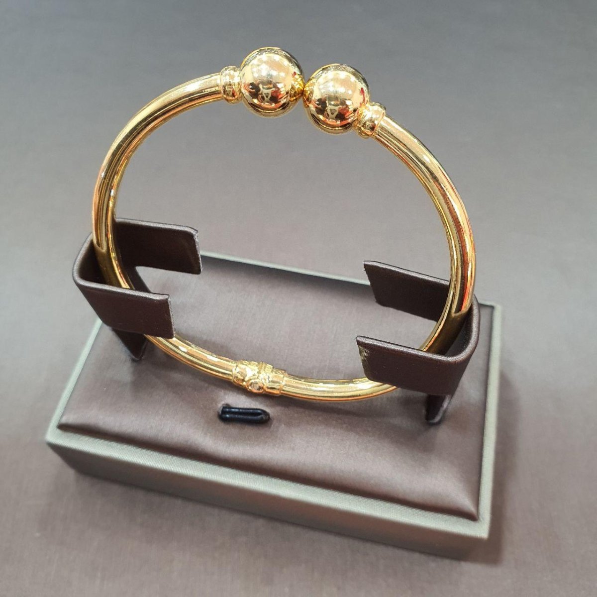 22k / 916 Gold Twin Ball Bangle by Best Gold Shop - 22k gold 22k gold bangle 916 gold Bracelets