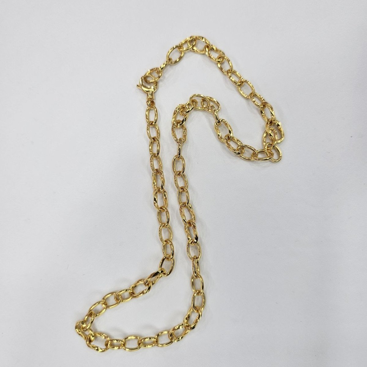 22k / 916 Gold Twist Link Necklace, Elegant Design - Best Gold Shop 22k gold 22k gold chain 22k gold necklace Necklaces