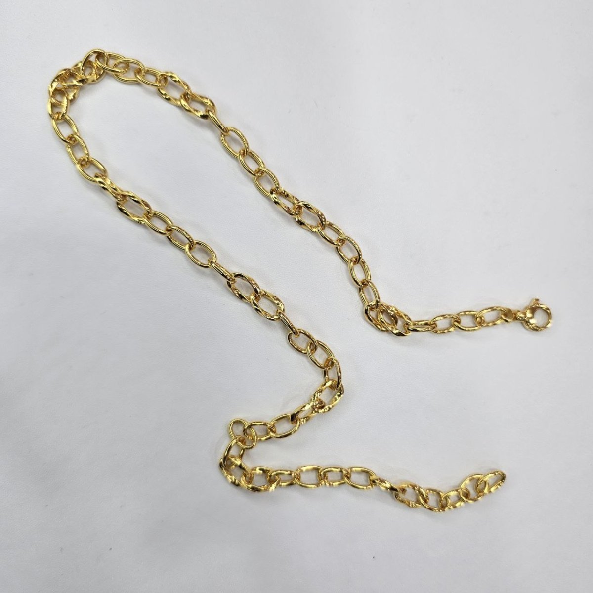 22k / 916 Gold Twist Link Necklace, Elegant Design - Best Gold Shop 22k gold 22k gold chain 22k gold necklace Necklaces