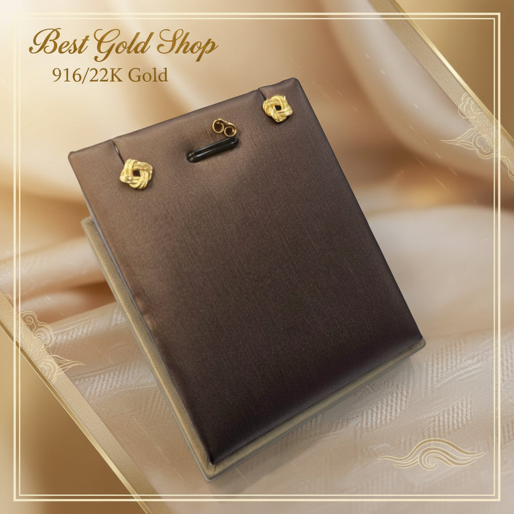 22k / 916 Gold Wave Earring by Best Gold ShopEarringsBest Gold Shop