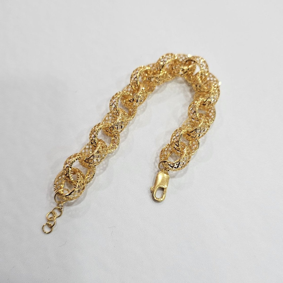 22k / 916 Gold Wave Ring Bracelet by Best Gold Shop - 22k gold 22k gold bracelet 916 gold Bracelets