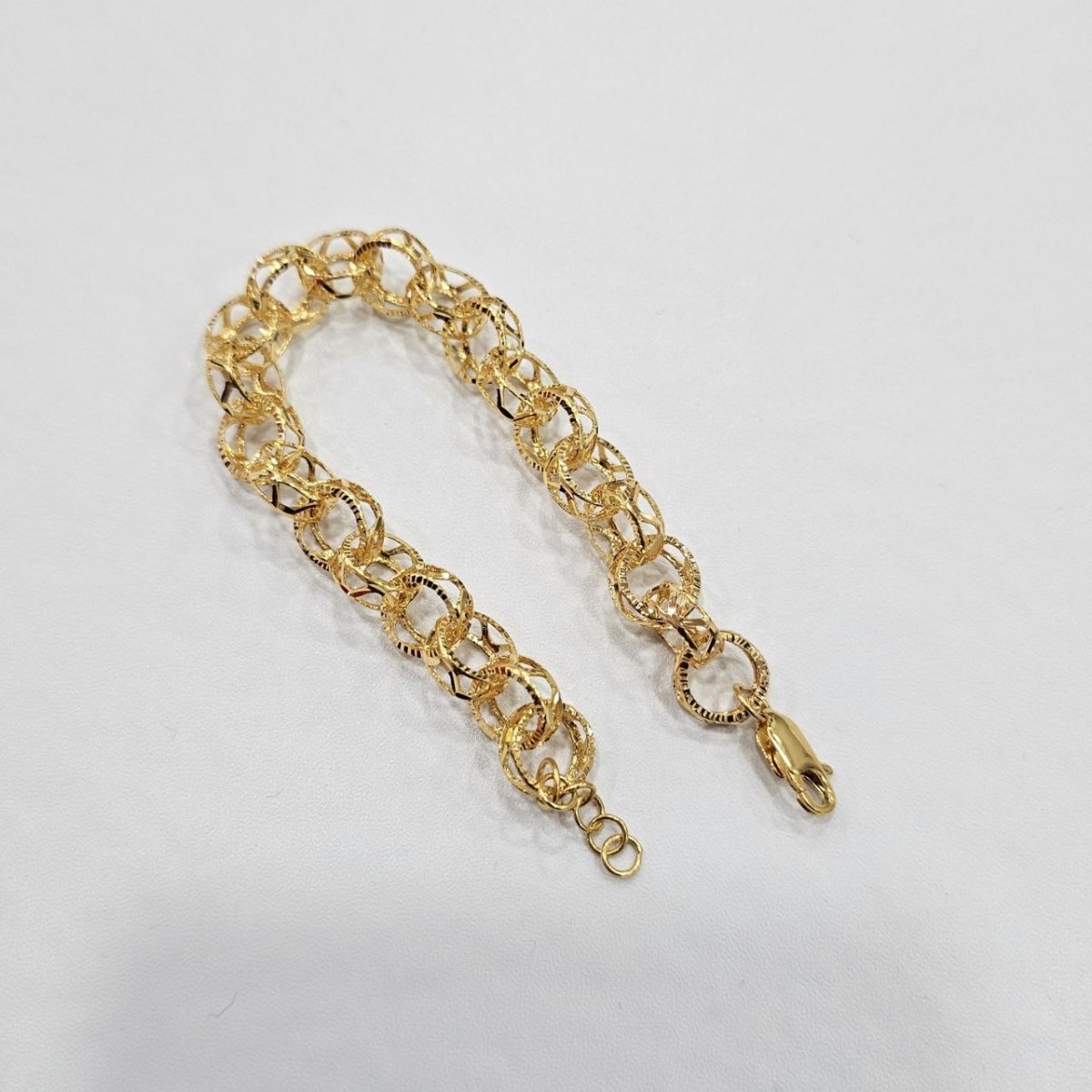 22k / 916 Gold Wave WW Design Bracelet by Best Gold Shop - 22k gold 22k gold bracelet 916 gold Bracelets