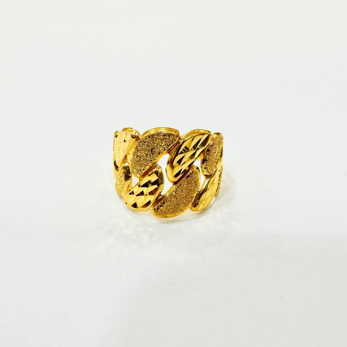 22K / 916 Gold Wide Milo Ring - Best Gold Shop 22k gold 22k gold ring 916 gold Rings
