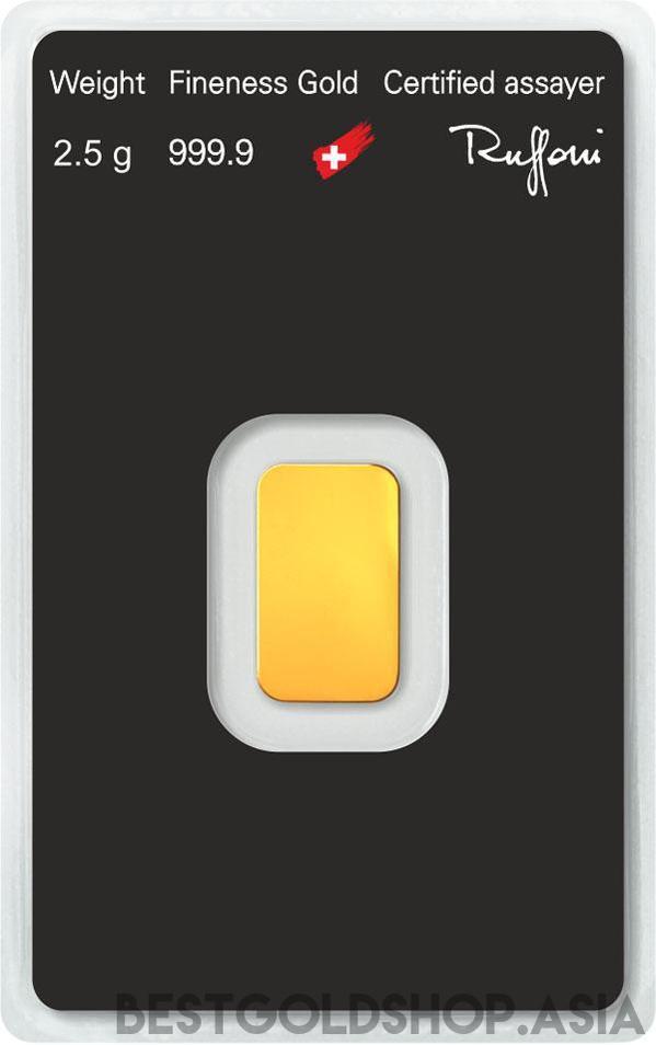 24k / 999 2.5 Grams Gold Bar by Best Gold Shop - 24k gold 24k gold bar 999 gold bullion