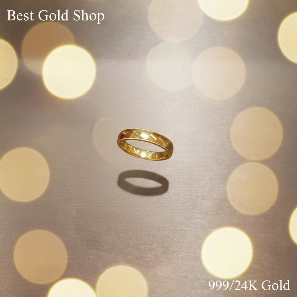 24k / 999 Gold Couple Designer Ring V10 by Best Gold ShopRingsBest Gold Shop