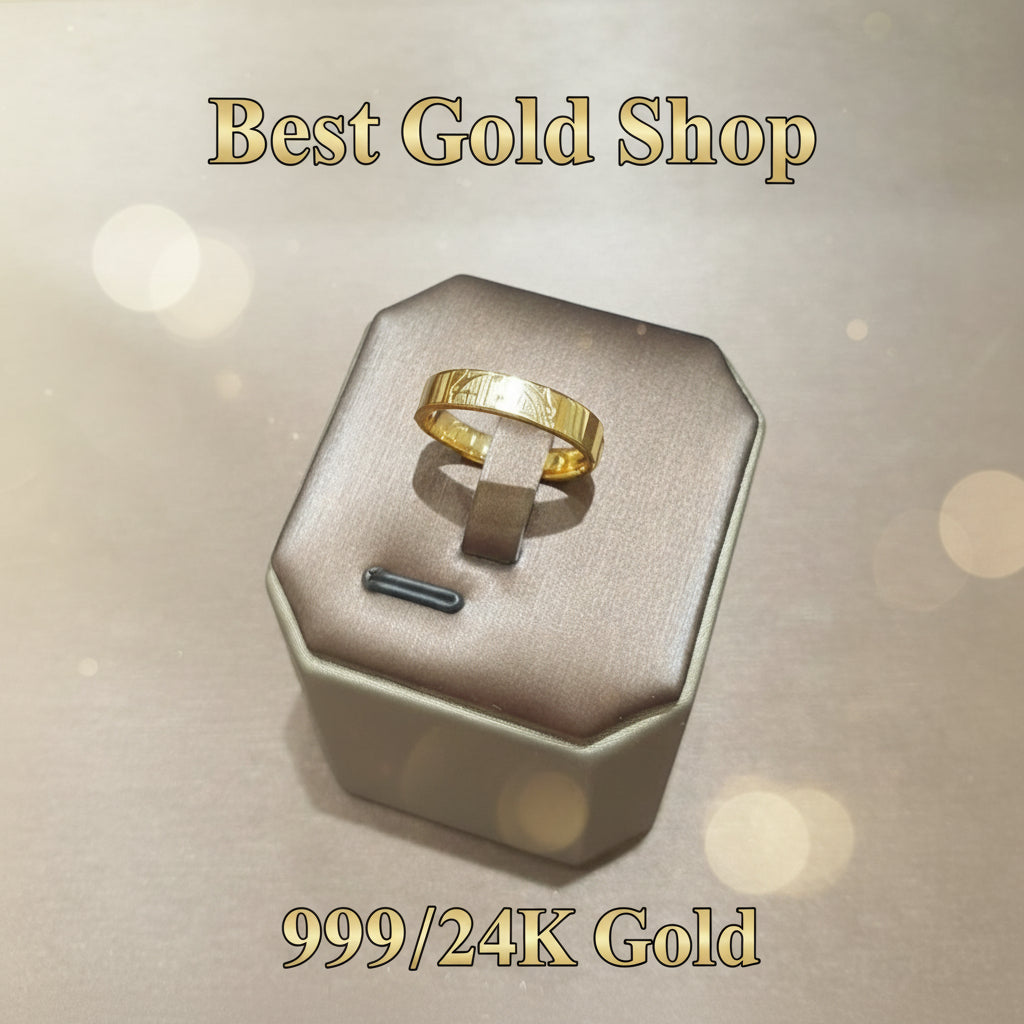 24k / 999 Gold Couple Designer Ring V7 by Best Gold ShopRingsBest Gold Shop