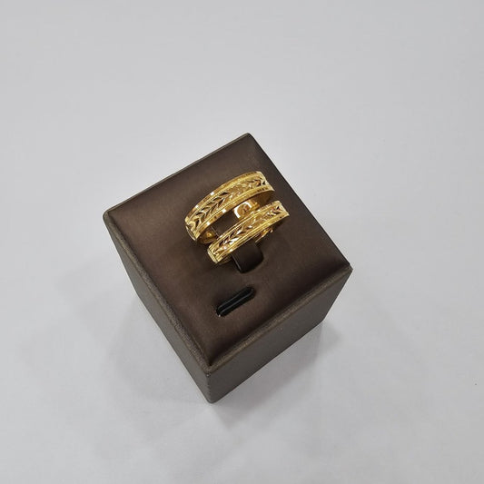 24k / 999 Gold Couple Ring V11 by Best Gold Shop - Best Gold Shop 24k gold 24k Gold Ring 999 gold Rings