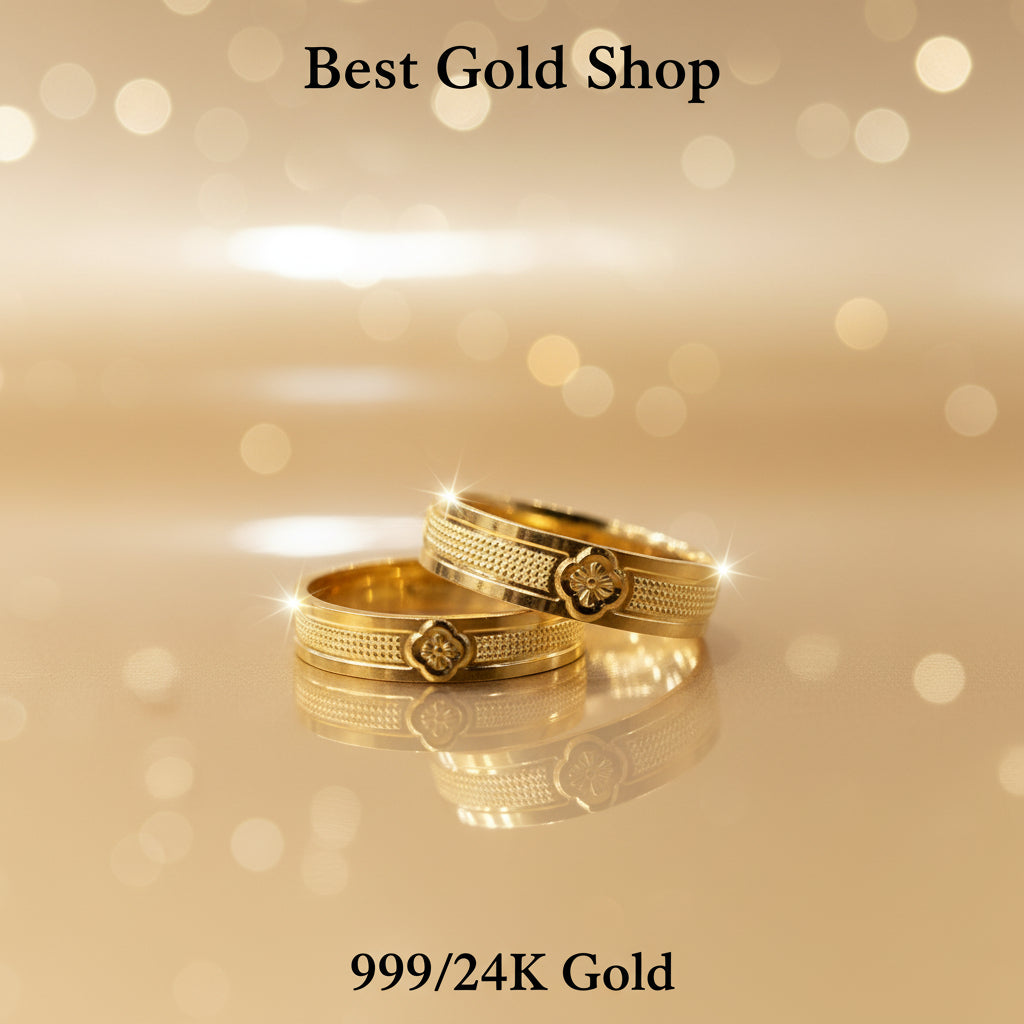 24k / 999 Gold Couple Ring V12 by Best Gold ShopRingsBest Gold Shop