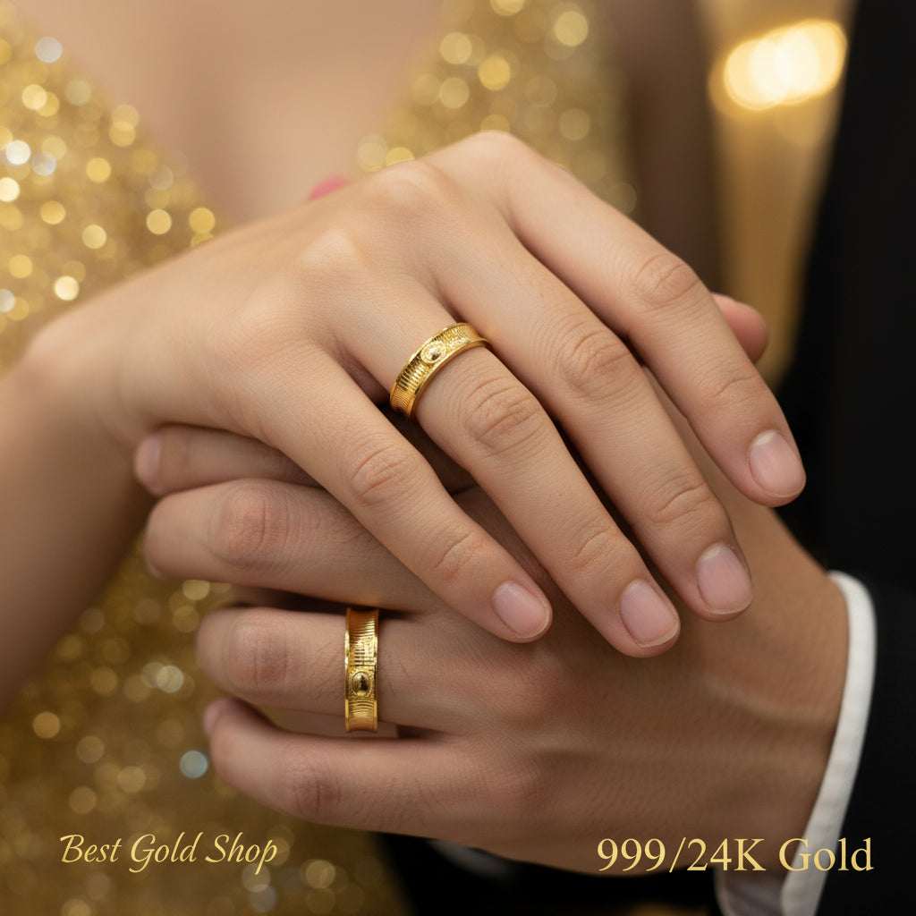 24k / 999 Gold Couple Ring V16 by Best Gold ShopRingsBest Gold Shop