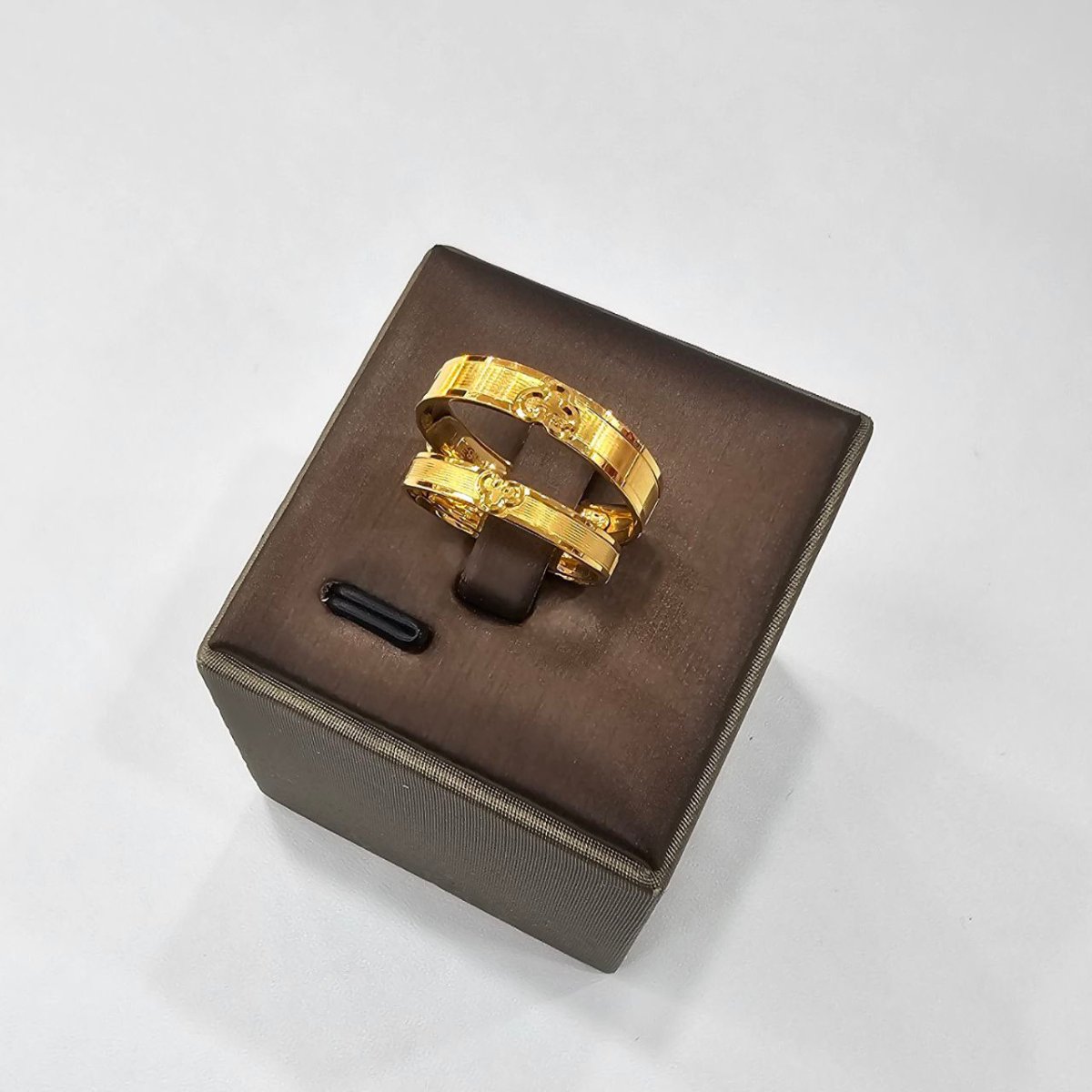 24k / 999 Gold Couple Ring V19 by Best Gold Shop - Best Gold Shop 24k gold 24k Gold Ring 999 gold Rings