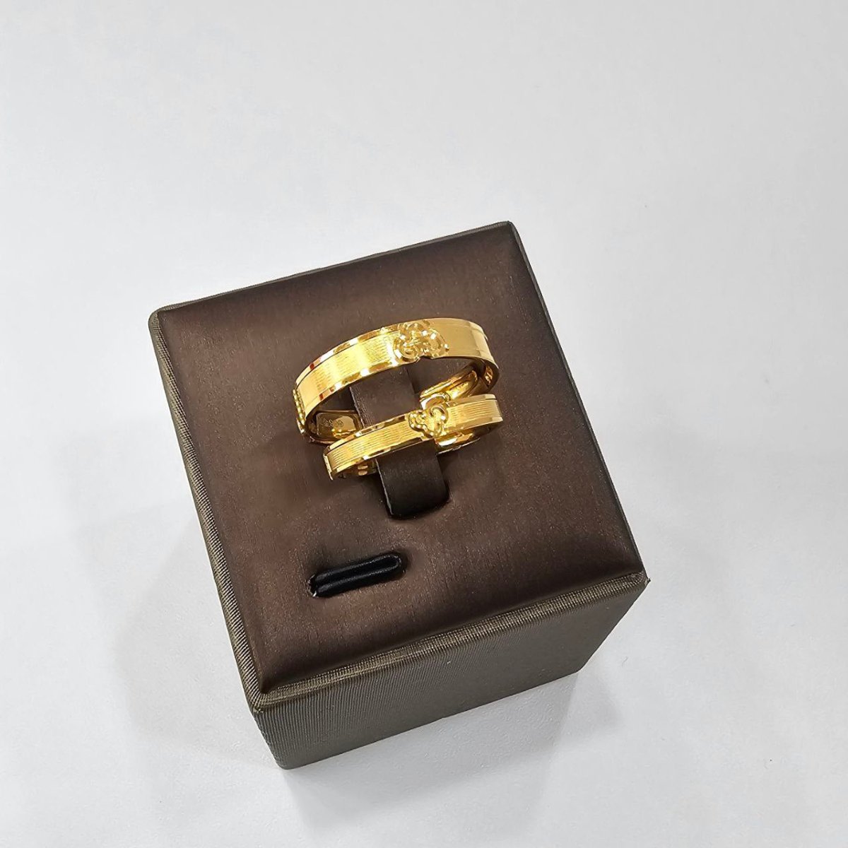 24k / 999 Gold Couple Ring V19 by Best Gold Shop - Best Gold Shop 24k gold 24k Gold Ring 999 gold Rings