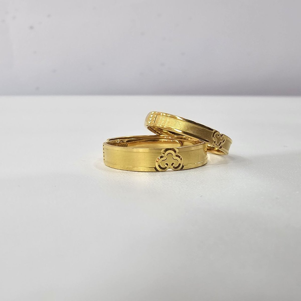 24k / 999 Gold Couple Ring V19 by Best Gold Shop - Best Gold Shop 24k gold 24k Gold Ring 999 gold Rings