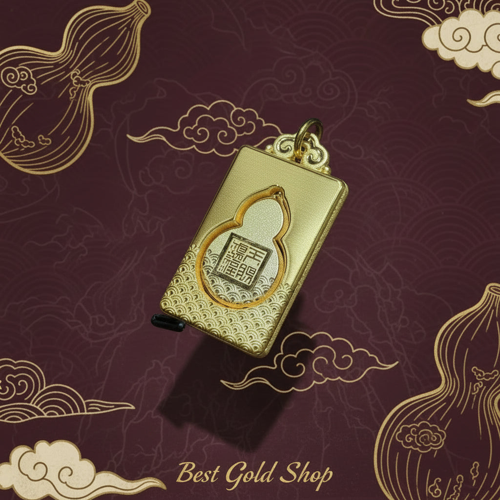 24k / 999 Gold Hulu Pendant Moveable by Best Gold ShopCharms & PendantsBest Gold Shop